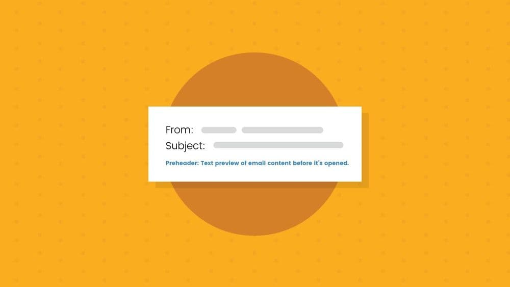 Email preheader text in the inbox