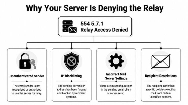 554 5.7.1 Relay Access Denied: What It Means and How to Fix It