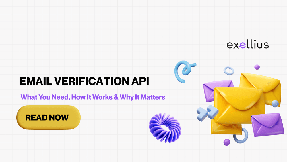 Email verification API concept illustration