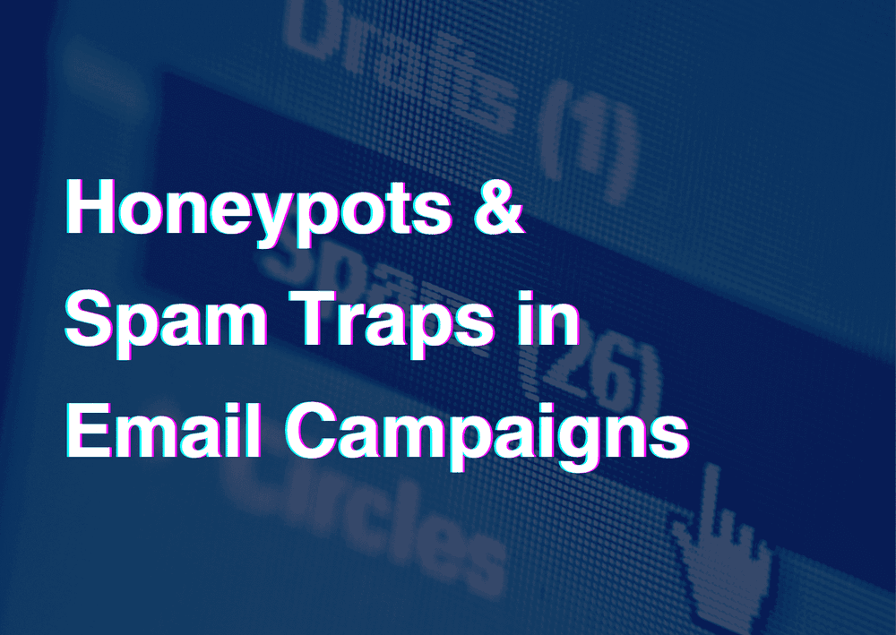 Honeypot email address and spam trap illustration