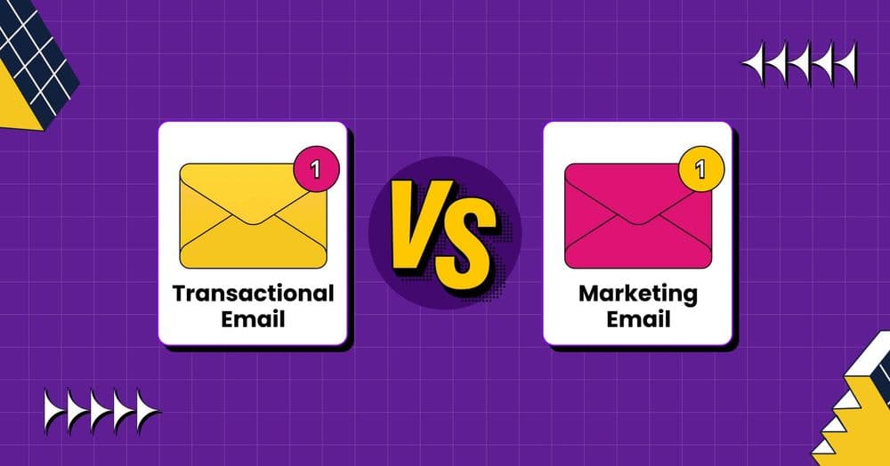 Transactional Email vs Marketing Email Explained cover