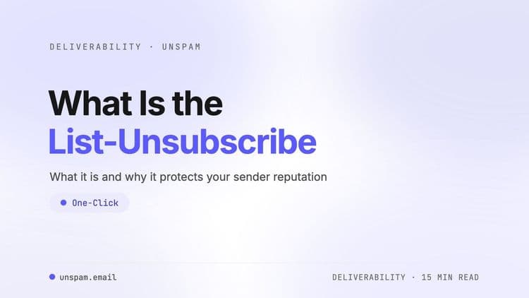 List-Unsubscribe Header: What It Is and How to Set It Up